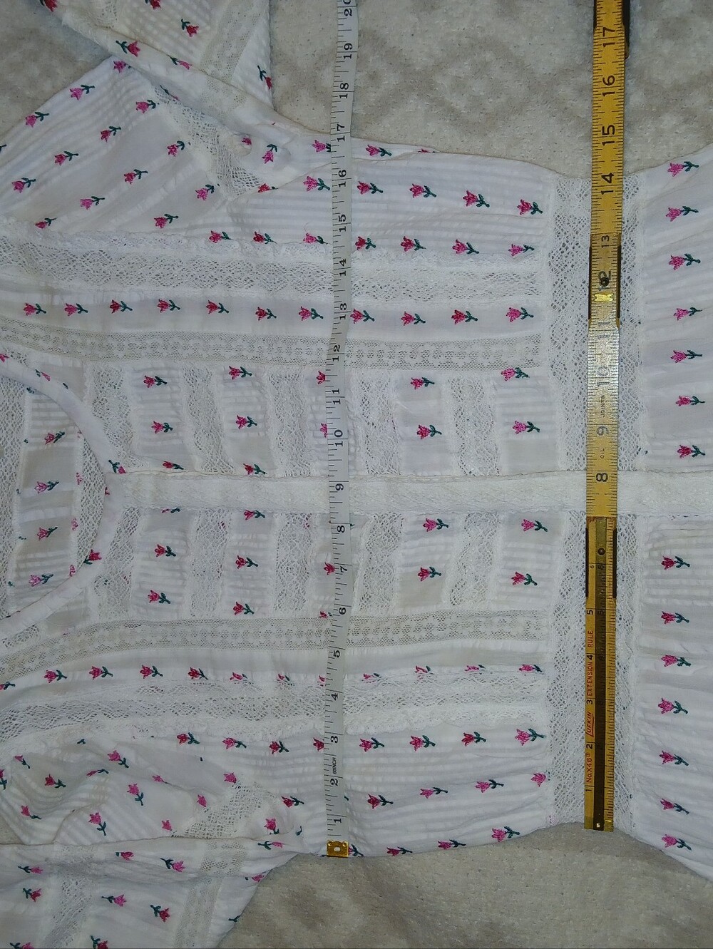 Loveshackfancy Lace And Floral Embroirderd Maxi - 4 - Picture 3 of 16